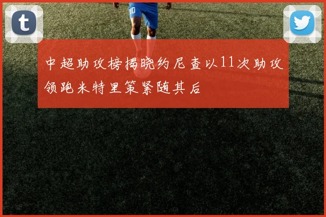 中超助攻榜揭晓约尼查以11次助攻领跑米特里策紧随其后
